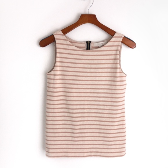LOFT Tops - LOFT . Striped Tank